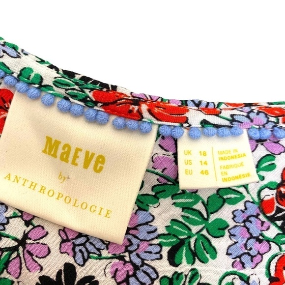 ANTHROPOLOGIE Maeve Austen Collared Blouse - Picture 15 of 15